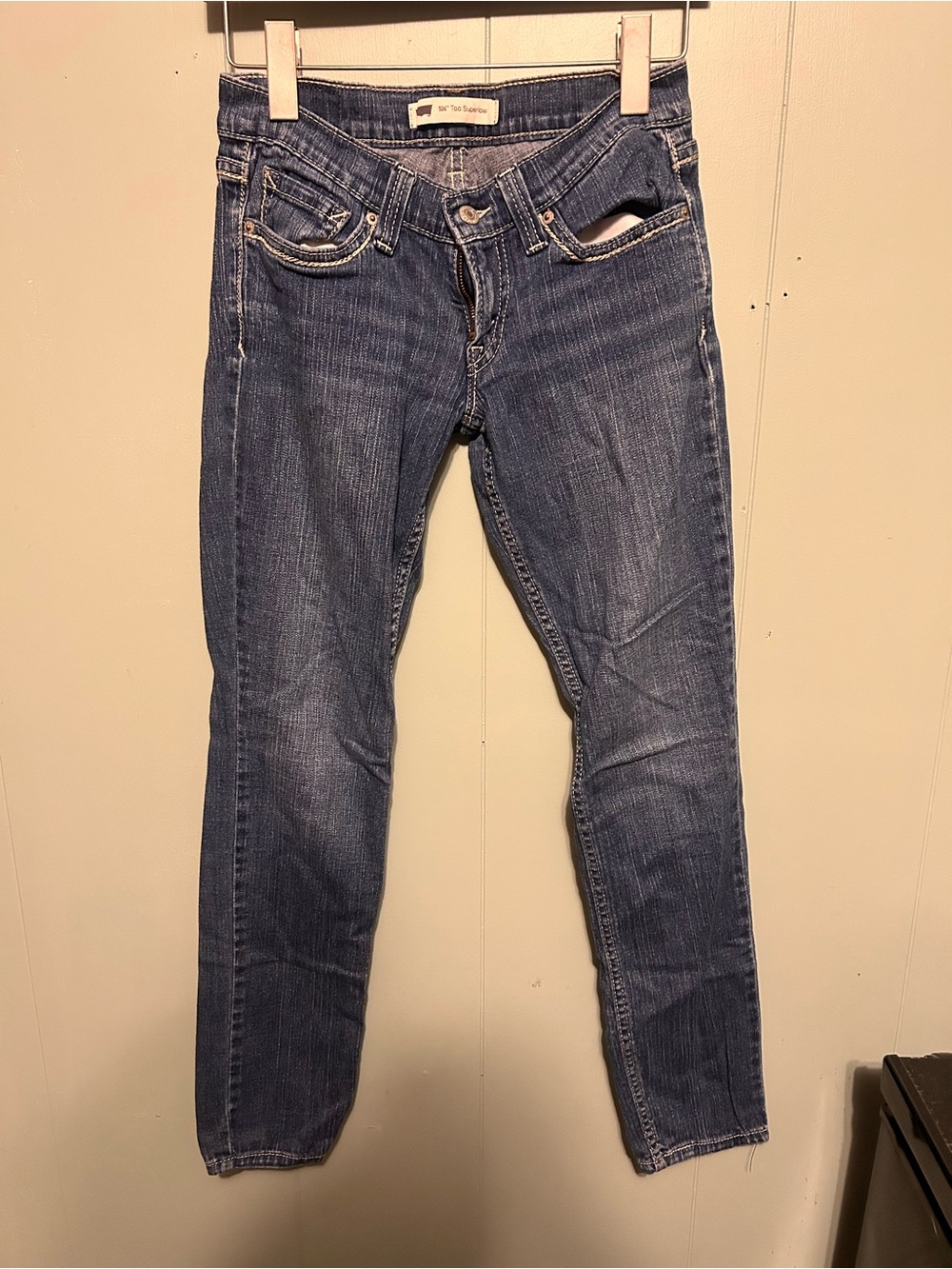Levi's Y2K Low Waist Women's Skinny Jeans - Medium Blue